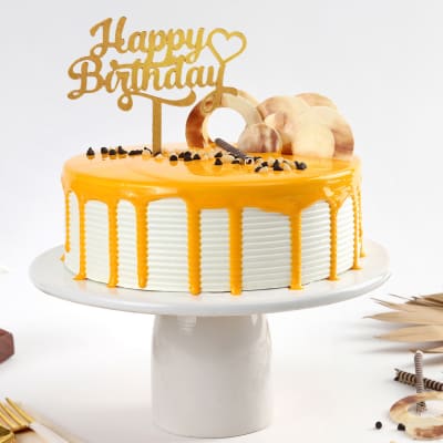 Birthday Special Butterscotch Cake (500 Gm)