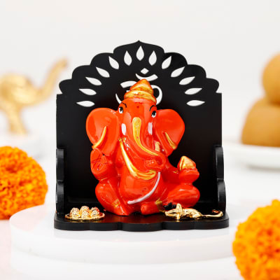 Blissful Ganesha Statue