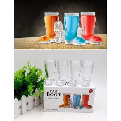 Boot Shot Glasses - Set Of 4