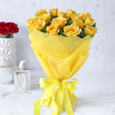 Yellow Flowers Online Send Yellow Roses Lilies Gerberas Flower Bouquets Igp