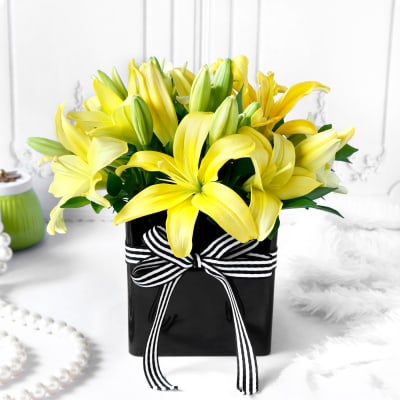 Yellow Flowers Online Send Yellow Roses Lilies Gerberas Flower Bouquets Igp