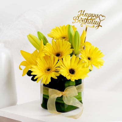 Cheerful Optimism Birthday Bouquet