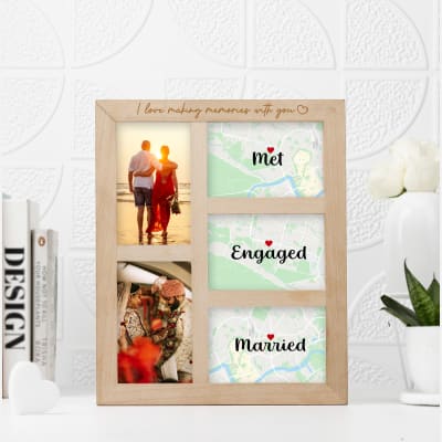 Cherished Milestones Personalized Photo Frame