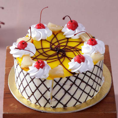 Black Forest And Pineapple Cakes | Black Forest Cake With Pineapple 2kg  Price