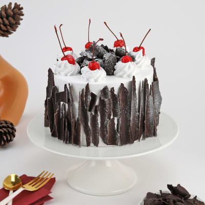 Cherry Swirls Black Forest Cake