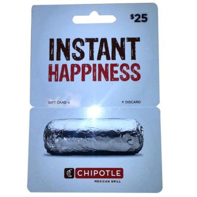 Chipotle 25 Gift Card Gift Send Valentine S Day Gifts Online Us1023340 Igp Com