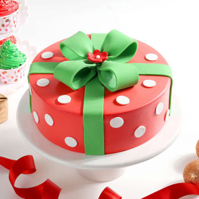 Super Easy Christmas Wrapping Cake - Step By Step — Icing Insight