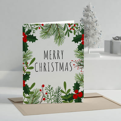Buy/Send Christmas Greetings Personalized Card Online | IGP | J11076488