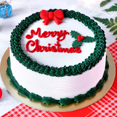 A Semi Christmas Cake - Bakersfun