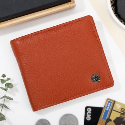 Classy Genuine Leather Wallet - Tan