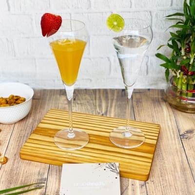 Cocktail Glass Martini Set Of 2: Gift/Send Home Gifts Online JVS1272904 ...