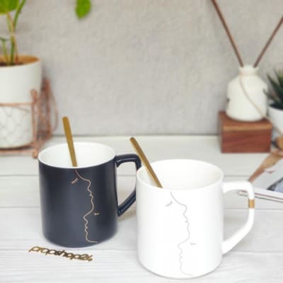 Buy/Send Coffee Mug Minimal Art Ceramic Single Piece Online | IGP ...