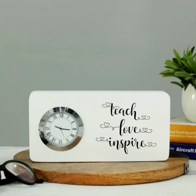 Custom Couple Photo Clock Engraved Photo Frame