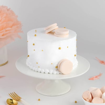 Delicious Cake with Intricate Design (600 Gm)