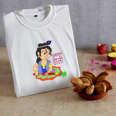 holi t shirt for baby girl