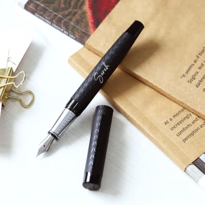 Elegant Glide Personalized Metal Fountain Pen