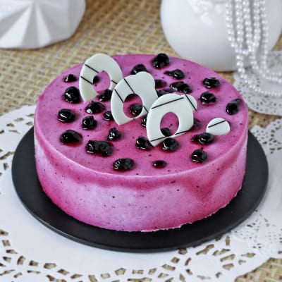 Blueberry Lattice Cake Recipe | Sandra Lee | Food Network