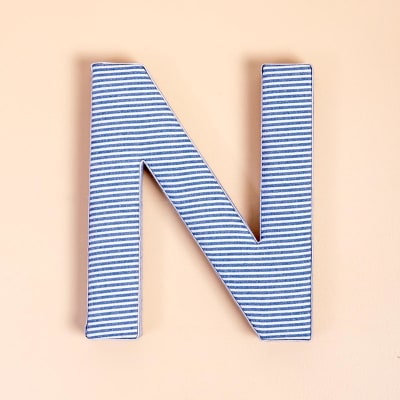 Buy/Send Fabric Letter Blue Online | IGP | JVS1232769