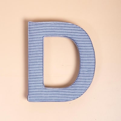 Buy/Send Fabric Letter Blue Online | IGP | JVS1232772