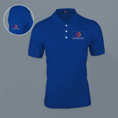 Fas Tees Polo T shirt for Men Royal Blue : Gift/Send Business Gifts ...