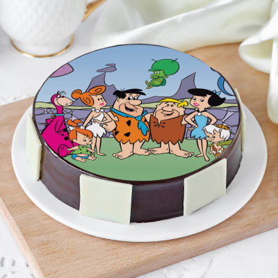 Order Flintstones Cake Half Kg Online at Best Price, Free Delivery|IGP Cakes
