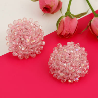 Tri Fold Stud in Pink main image 1
