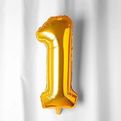 Buy Send Foil Balloon Number Gold Online Igp Jvs