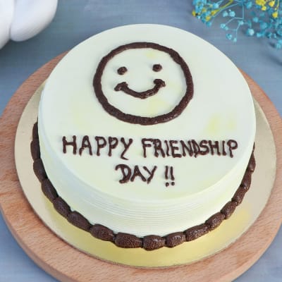 Buy Home Friendiversary Cake Topper, Friendship Anniversary Glitter Cake  Centrepiece Online in India - Etsy