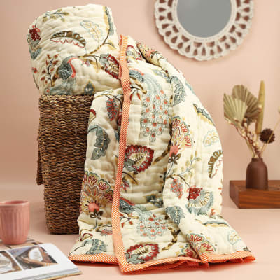 Fun Siesta Jaipuri Double Bed Quilt