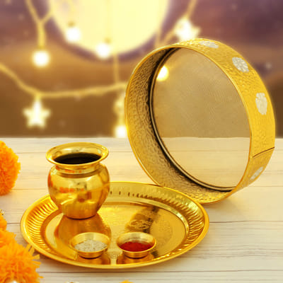 karwa chauth pooja thali online