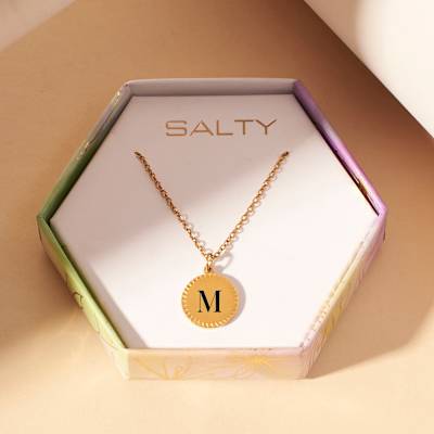 Buy/Send Golden Grace Personalized Necklace Online | IGP | JVS1385579