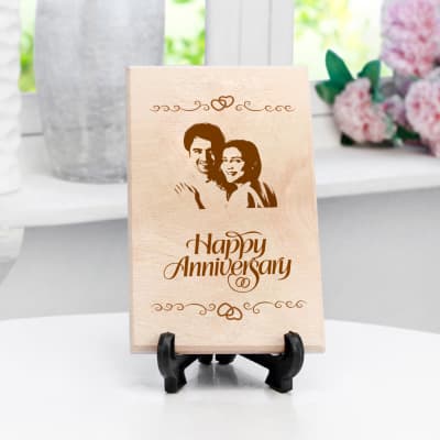 Personalised 30th Wedding Anniversary Wooden Photo Frame Gift FW330 