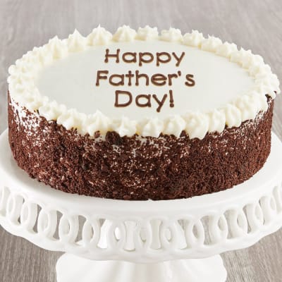 Happy Father S Day Chocolate And Vanilla Cake Half Kg Gift Send Father S Day Gifts Online Hd Igp Com