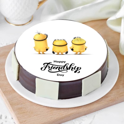 Order Best Moments Friendship Day Poster Cake Online, Price Rs.845 |  FlowerAura