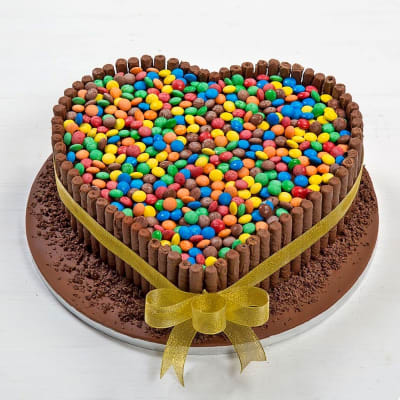Send floral design heart shape chocolate cake Online  Free Delivery  Gift  Jaipur