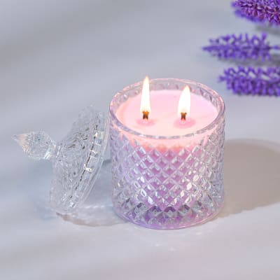 Illuminating Lavender Tobacco Double Wick Candle - Single Piece