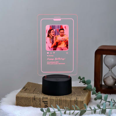 CrazzyGIFT.com Handcrafted Fully Personalized Gifts For Husband | Customized  Gifts For Husband | 3D Photo Crystal | Customized Gifts for Couple | Customized  Gifts for Men with LED Light (Anniversary) : Amazon.in: