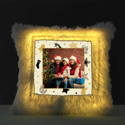 led christmas cushions