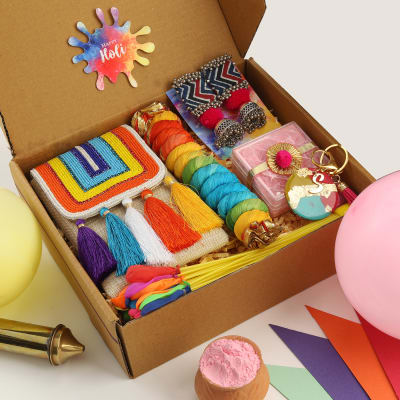 Buy/Send Keep It Colourful Personalized Holi Hamper Online | IGP ...