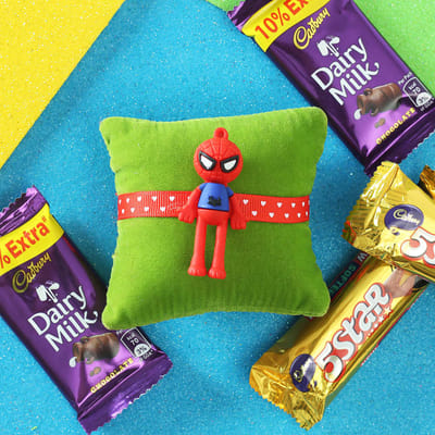 Kids Rakhi with Cadbury Chocolates (3 Pcs)