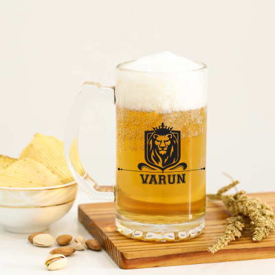 Lager King Beer Mug - Personalized