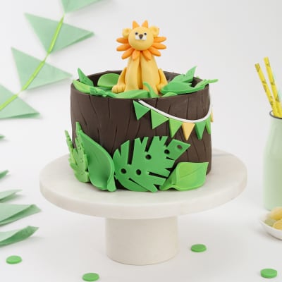 Tasty Designer Cake in Jungle Theme | Delivered in Delhi, Bangalore, Jaipur  | Bangalore