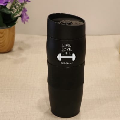 Resting Gym Face – Engraved Gym Tumbler, Workout Travel Mug, Gym