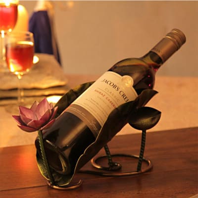 Wedding Gifts For Male Friend Best Igp Lotus Flower Designed Wine Bottle Holder