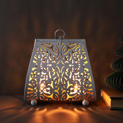 Metal Lantern T-Light Holder