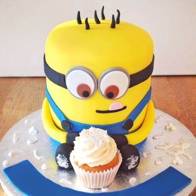 Minion Fondant Birthday Cake - Etsy Australia