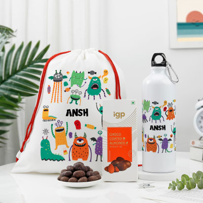 Monster-Themed Personalized Hamper For Kids