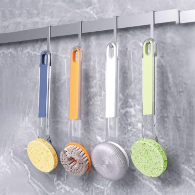 Handle Bird Cage Brush 14.4 Inches Long Multi-Function Brushes For
