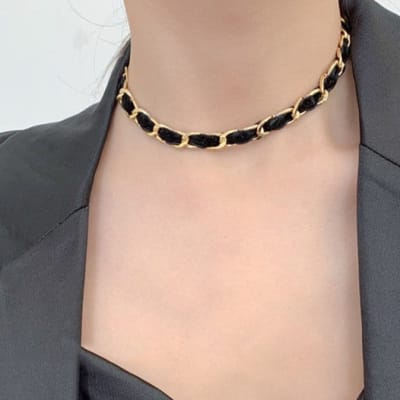 Buy/Send Necklace Choker Black Single Piece Juju Joy Online | IGP ...