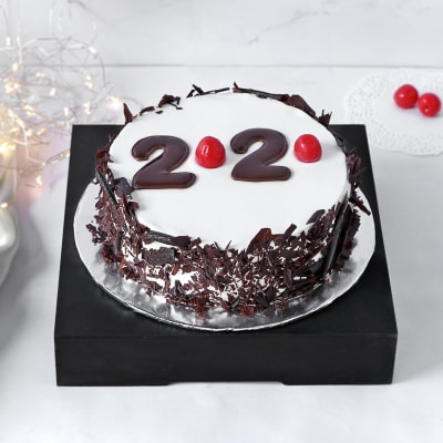 New Year Ribbon Cake - Design 6 – Divine